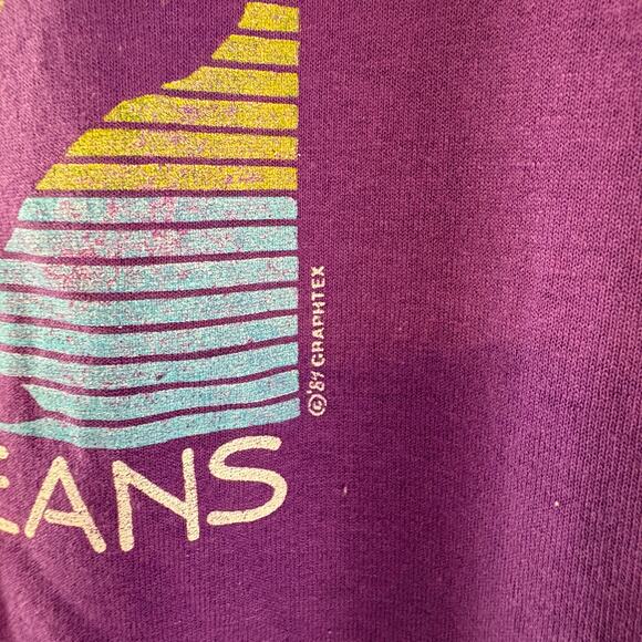 1987 Graphtex French Quarter New Orleans Single Stitch Tee Shirt Medium - Picture 3 of 7